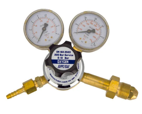Manometer reducer zuurstof ST1010X 0-7 BAR