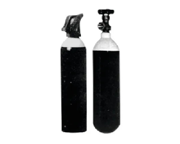Fles en vulling O2 5L Oxybutaan set