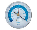 Vacuümmeter 0-1000 mbar ø 80 mm 1/8''