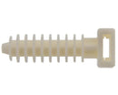 Nylon plug TP 10x37mm voor witte beugel, zak van 100 stuks