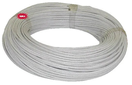 Witte siliconenkabel per meter