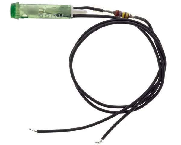Groen neonlampje ø 6mm 220V S183