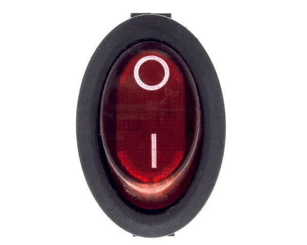 Aan/uit schakelaar rood 250v