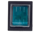 Tweepolige schakelaar oven groen 29x35mm.