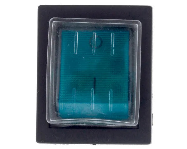Tweepolige schakelaar oven groen 29x35mm.