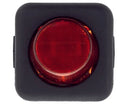 Eénpolige rode schakelaar 25x25mm met controlelamp