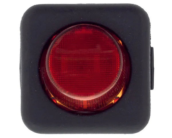 JEMI Pulsador lavavajillas rojo 25x25mm.