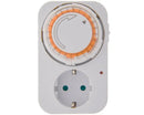 Dagelijkse tijdschakelaar 24u max. 3.500w 230v