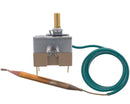 Instelbare thermostaat 0-90°C met 1000 mm capillair