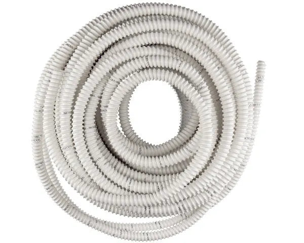 Spiraalafvoerpijp 20x16 wit 1m PVC