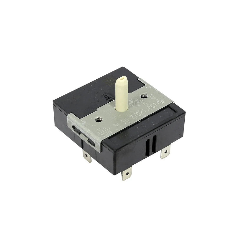 ATAG, BAUMATIC, BOSCH, CANDY, EGO, ESKIMO, ESSENTIEL B, GENERAL ELECTRIC, GORENJE, KELVINATOR, KÖRTING, LLOYDS, MORA, PRIVILEG, SIBIR, SIDEX, SIEMENS - Interruptor Selector de Función Horno - 156003
