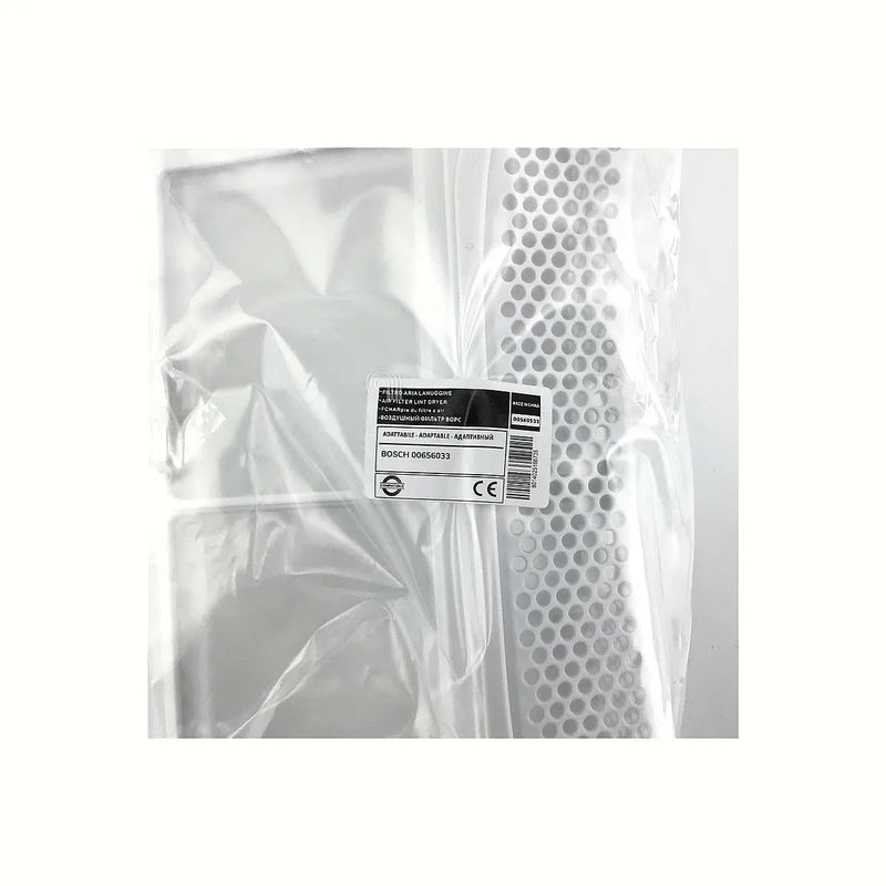 BOSCH, BALAY, SIEMENS - Filtro de pelusas secadora - 00656033
