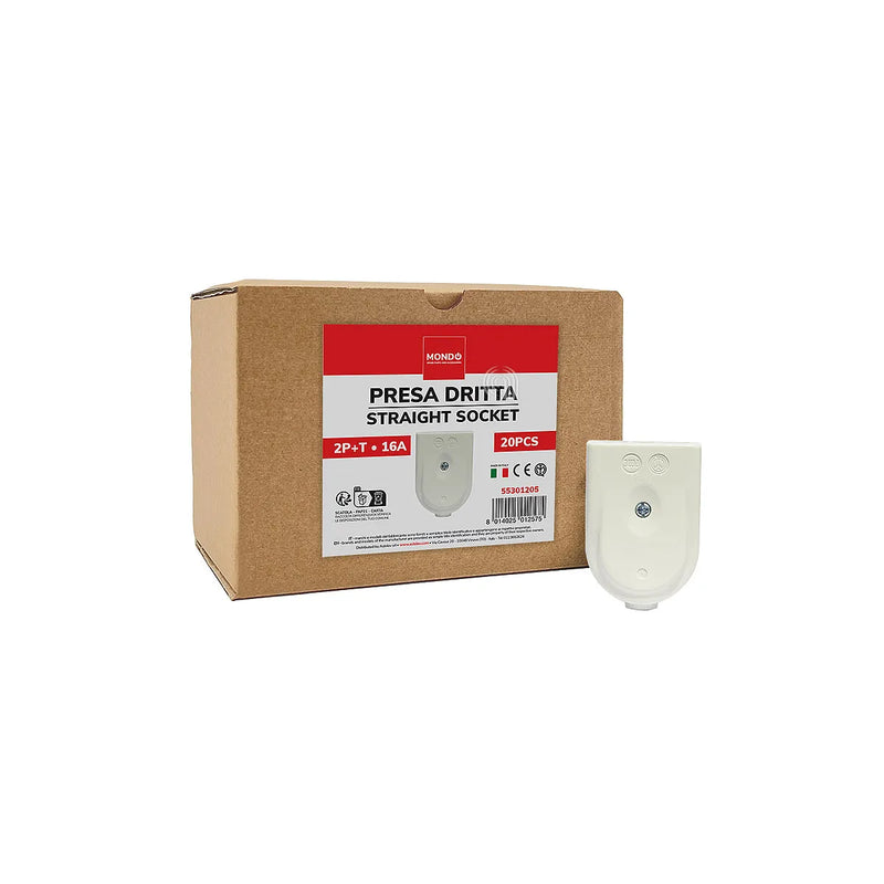 GBC - Presa diritta 2P+T 16A - AST-55301205