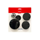 ARISTON, WHIRLPOOL, FRANKE - Kit de quemadores y piattelli placa de cocina - AST-55605047