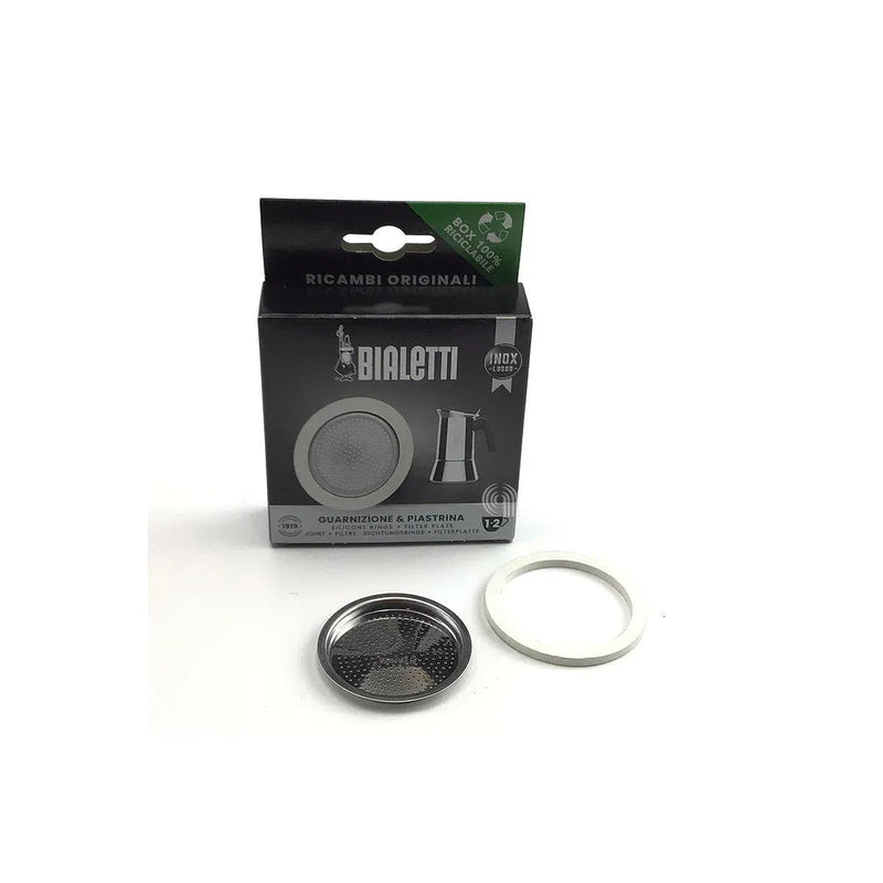 Junta y plato cafetera 1/2 taza original Bialetti 0800400
