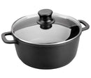 LACOR Cacerola con tapa de cristal Forte 25816