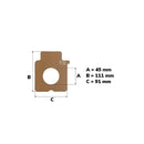 PANASONIC - Bolsas de aspiradora - C-11/C-15C