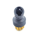 Cepillo redondo latón Polti M0005618 cerdas metálicas para vaporeta Vaporettino y Vaporetto Handy