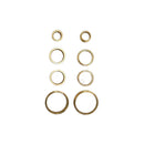 ARISTON NARDI SAMET - Kit de quemadores y difusores de llama para Placa de Cocina - AST-55605001