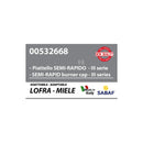 LOFRA, MIELE, RICAMBI CUCINA - Piattello Semirrápido para Placa de Cocción - 03190118