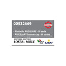LOFRA, MIELE, KEUKENONDERDELEN - Deksel voor hulpbrander kookplaat - 03190117