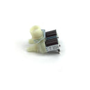 CANDY, ELECTROLUX, SMEG, WHIRLPOOL, ARISTON, BOSCH, INDESIT, SIEMENS, ZANUSSI, BRANDT, ZEROWATT, UNIVERSALE - Válvula solenoide doble 90° 12mm para lavadora - 4055030714