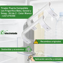 Kit tiradores frigorífico Beko, Saivod 4321270300
