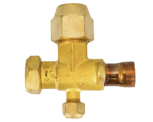 Sanhua serviceklep SSV 3/4'' vulnippel