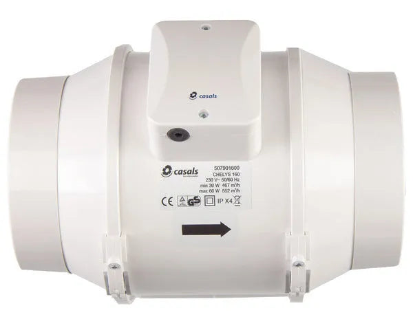 Casals inline ventilator chelys 315