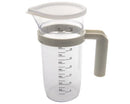PLASTIC MAATKAN MET DEKSEL 1,2L