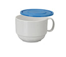 LACOR Taza para desayuno de policarbonato con tapa 66936