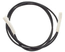 Zwarte siliconenkabel 1000mm