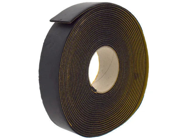 Zelfklevende tape 3x50 mm rol 10 m zwart