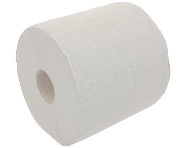 Rol schoonmaakpapier 2x300m wit