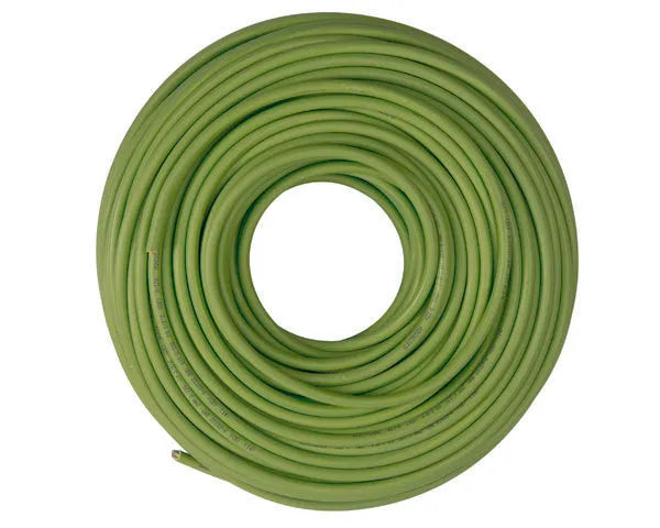 Halogeenvrije kabel groen 5x1,5 mm. 1m
