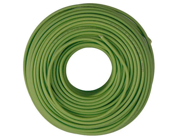 Halogeenvrije kabel groen 3X1,5 mm. 1m