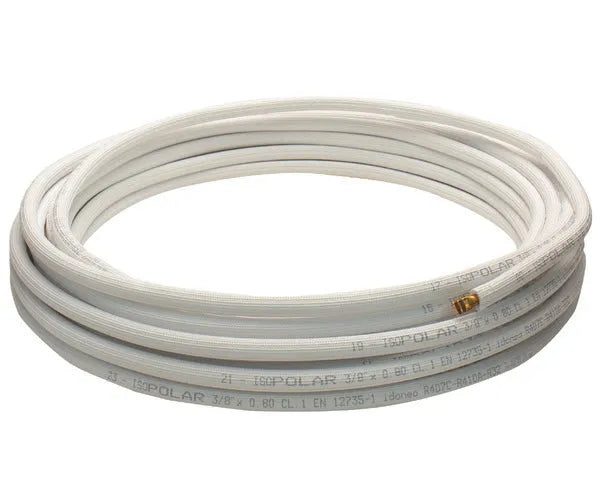 Geïsoleerde eenpolige koperen buis 3/8'' 0,8 25m