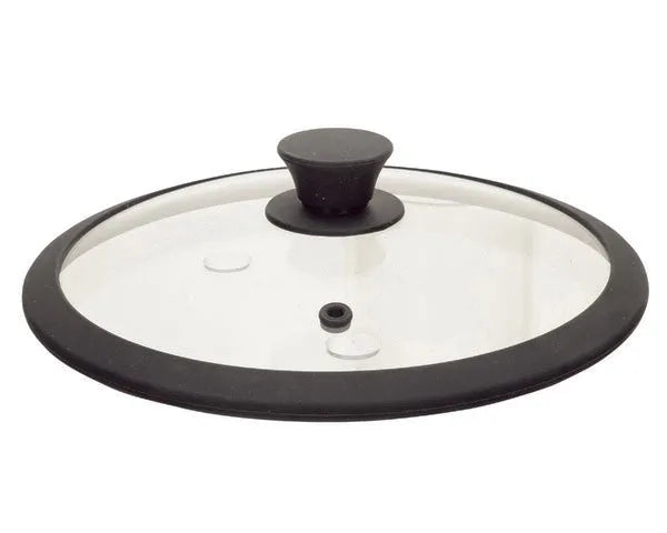 Glazen siliconen deksel ø 24 cm