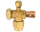 Sanhua serviceklep SSV 5/8'' vulnippel