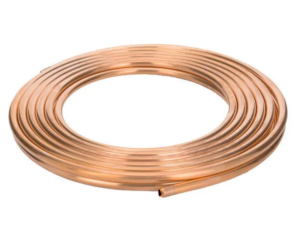 Koperen buis 5/8'' 15 m. norm EN12735-1