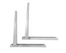 Roestvrijstalen buitenunitsteun 45 x 45 mm.