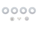 Kit universal tapones radiador 1' ' blanco