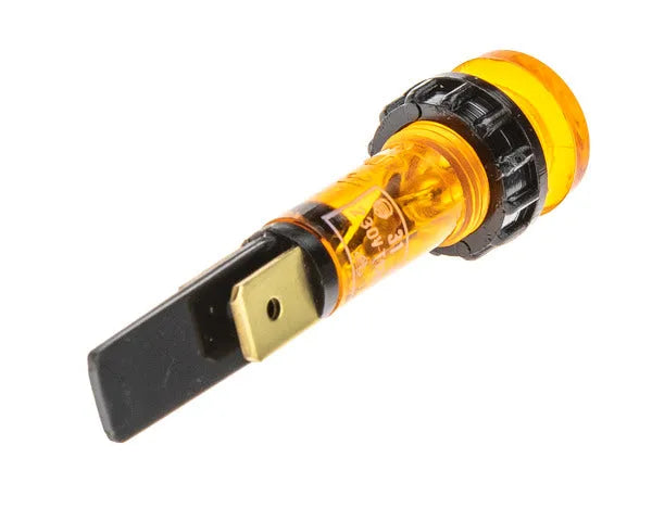 Universele ronde amberkleurige pilootlamp
