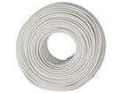 Witte kabelmantel 3X1,5 mm. 0,5KV
