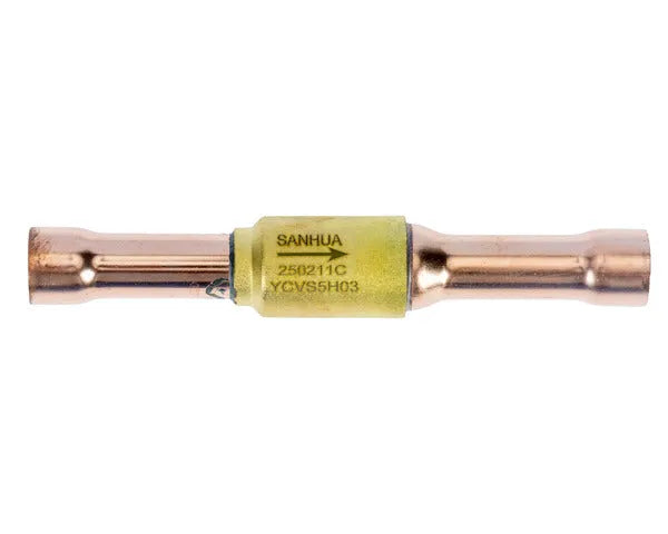 Sanhua terugslagklep YCVS 5/8'' solderen