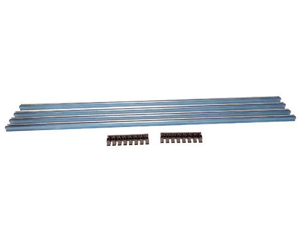 Ventilatierooster 900x122 mm mat roestvrij staal