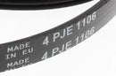 Correa 1106J4 lavadora Indesit, Ariston, Whirlpool C00081730