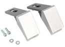Set van 2 scharnieren handgreep deur koelkast Liebherr Inox