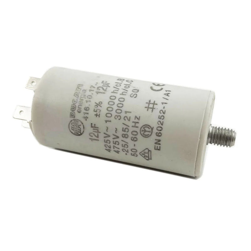 Condensador de arranque 12 µF lavadora Fagor, Edesa