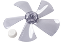 Ventilatorpropeller en moer Rowenta Turbo Silence Extreme SS-1810002856